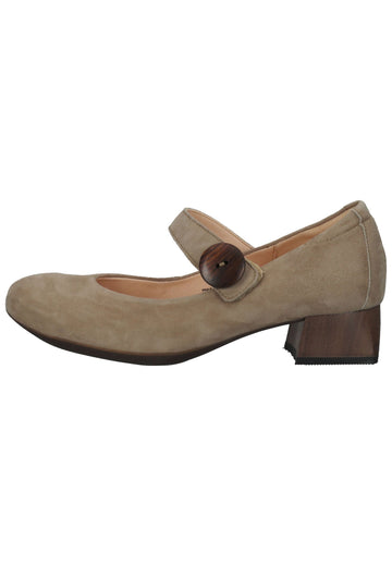 Think! Pumps Veloursleder Beige - surf4shoes