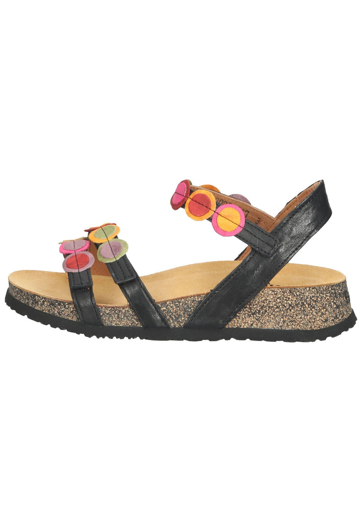 Think! Sandalen Glattleder Schwarz - surf4shoes