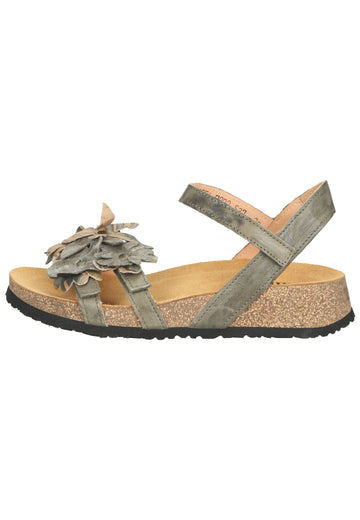 Think! Sandalen Glattleder Grün - surf4shoes