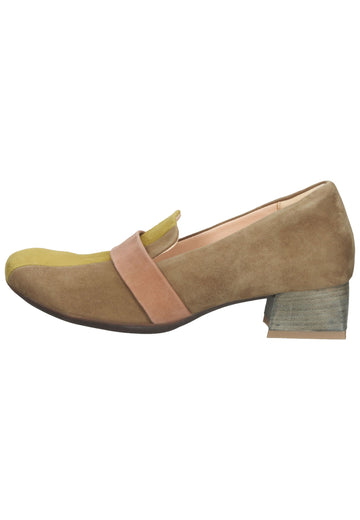 Think! Slipper Veloursleder Braun - surf4shoes