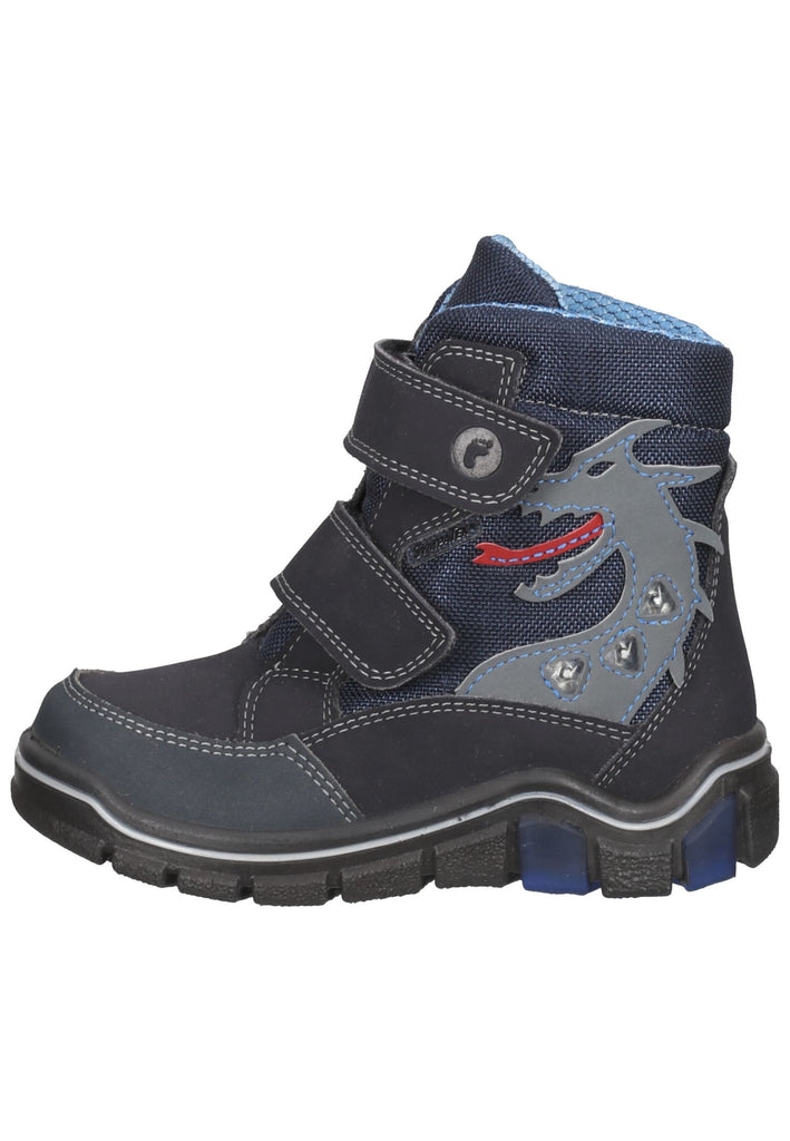 Ricosta Stiefel Lederimitat/Textil Ozean Warmfutter - surf4shoes