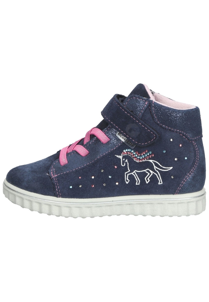 Ricosta Sneaker Leder Dunkelblau - surf4shoes