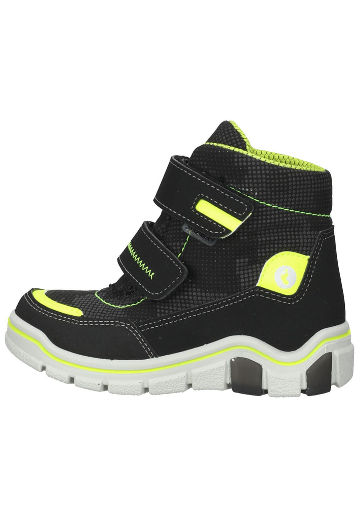 Ricosta Stiefel Lederimitat/Textil Schwarz Warmfutter - surf4shoes