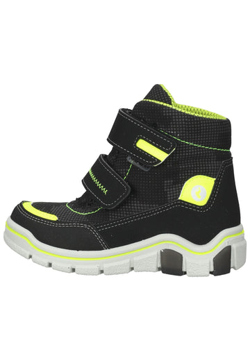 Ricosta Stiefel Lederimitat/Textil Schwarz Warmfutter - surf4shoes