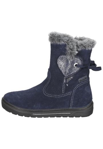 Ricosta Stiefel Leder Dunkelblau Warmfutter - surf4shoes