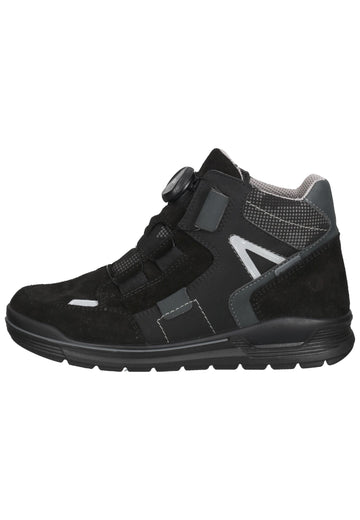 Ricosta Sneaker Leder/Textil Schwarz/Grau - surf4shoes