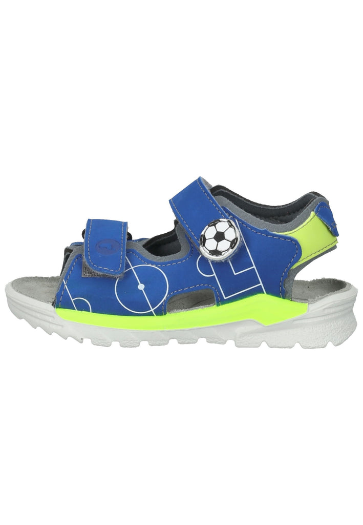 Ricosta Sandalen Lederimitat/Textil Blau/Grau - surf4shoes