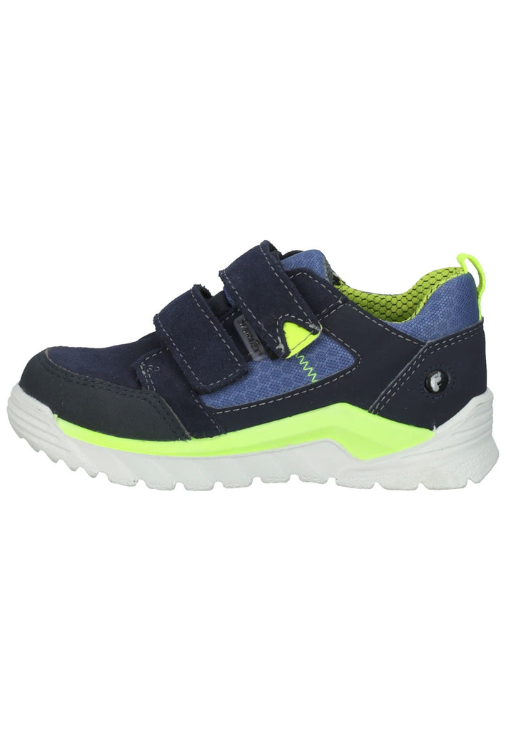 Ricosta Sneaker Veloursleder/Textil Dunkelblau/Grün - surf4shoes