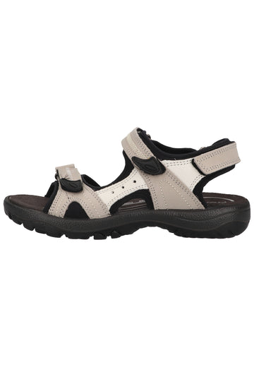 Rohde Sandalen Nubukleder Dunkelgrau - surf4shoes