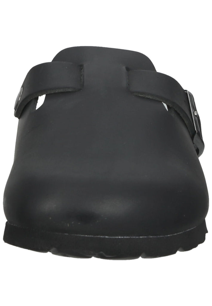 Rohde Pantoletten Leder Schwarz - surf4shoes