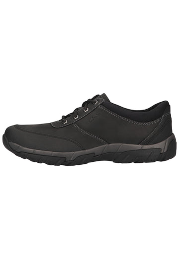 Clarks Halbschuhe Leder Schwarz - surf4shoes