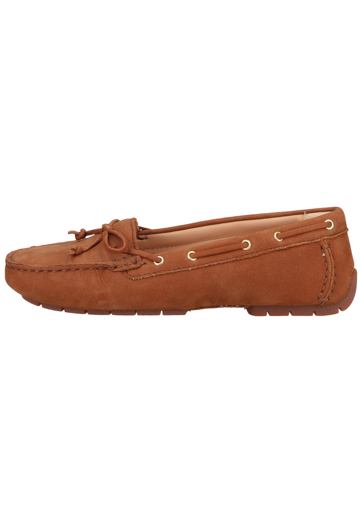 Clarks Mokassin Leder Tan - surf4shoes