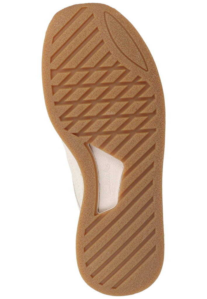 Clarks Sneaker Leder Weiß - surf4shoes