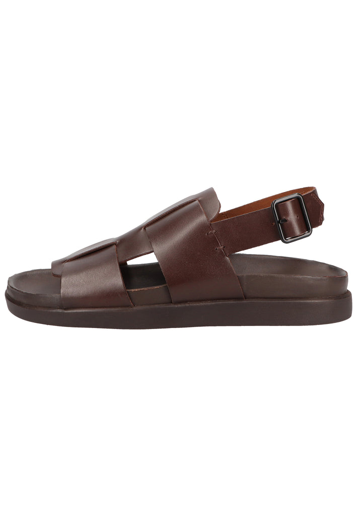 Clarks Sandalen Leder Dunkelbraun - surf4shoes