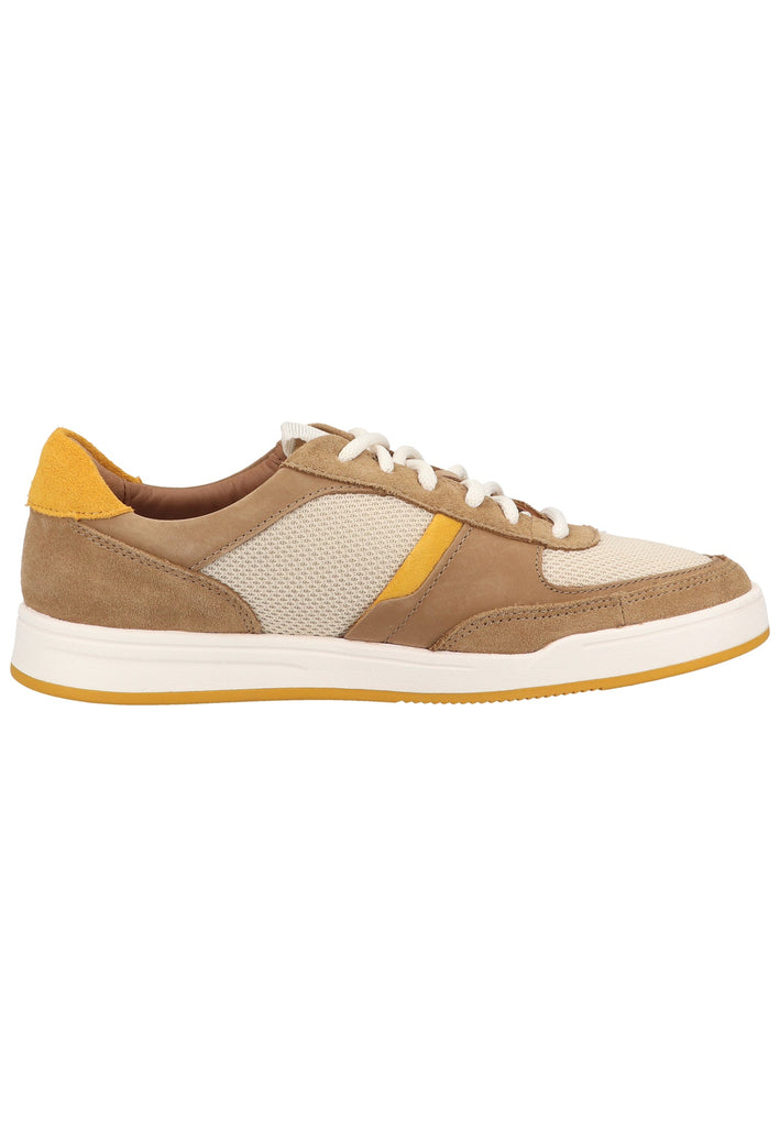 Clarks Sneaker Veloursleder/Textil Braun/Gelb - surf4shoes