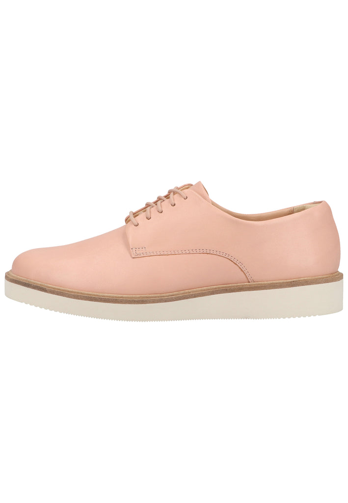 Clarks Halbschuhe Leder Pink - surf4shoes