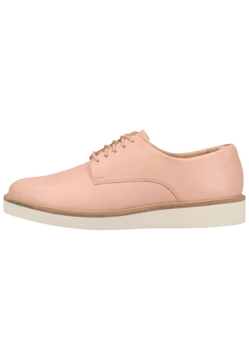 Clarks Halbschuhe Leder Pink - surf4shoes