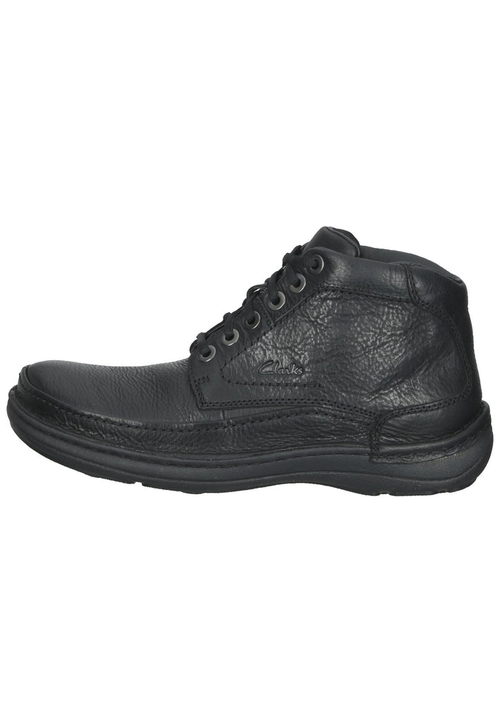 Clarks Stiefelette Leder Schwarz - surf4shoes