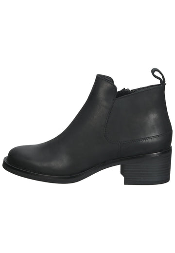 Clarks Stiefelette Leder Schwarz - surf4shoes