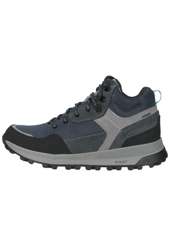 Clarks Wanderschuhe Veloursleder/Textil Navy/Schwarz - surf4shoes
