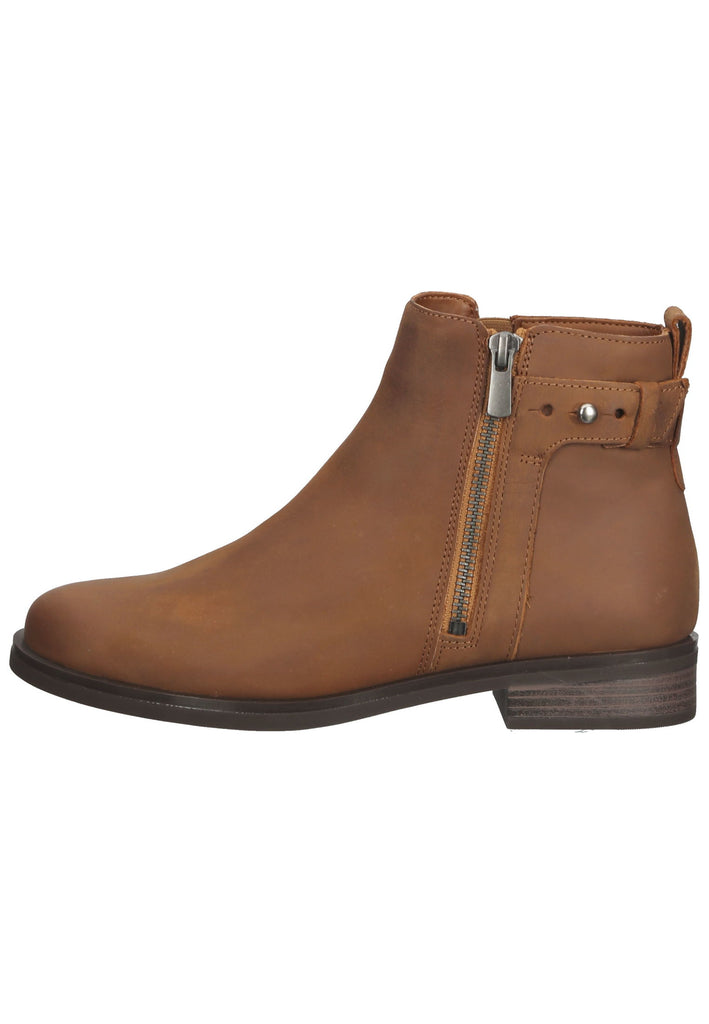 Clarks Stiefelette Leder Tan - surf4shoes