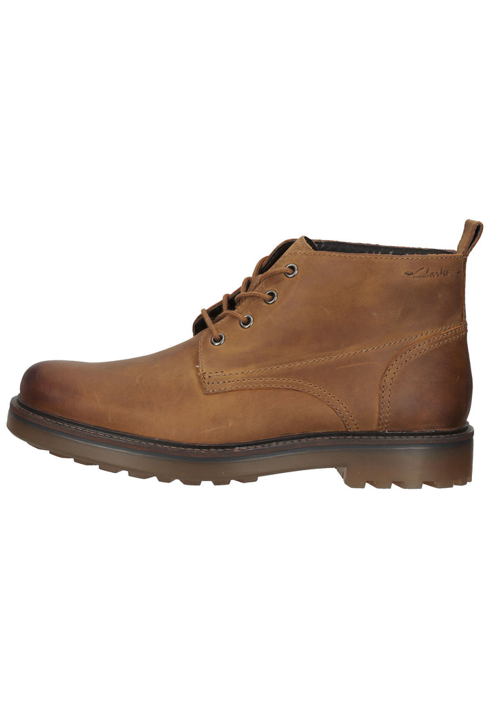 Clarks Halbschuhe Nubukleder Tan - surf4shoes