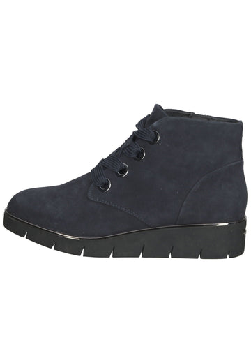 Caprice Stiefelette Veloursleder Ocean - surf4shoes