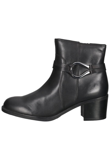 Caprice Stiefelette Nappaleder Schwarz - surf4shoes