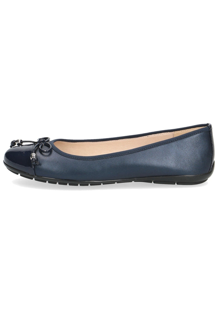 Caprice Ballerinas Leder/Synthetik Navy - surf4shoes