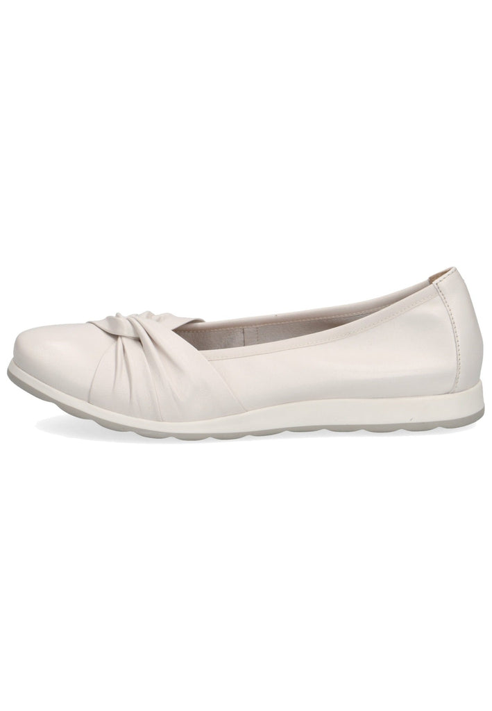 Caprice Ballerinas Leder Weiß - surf4shoes