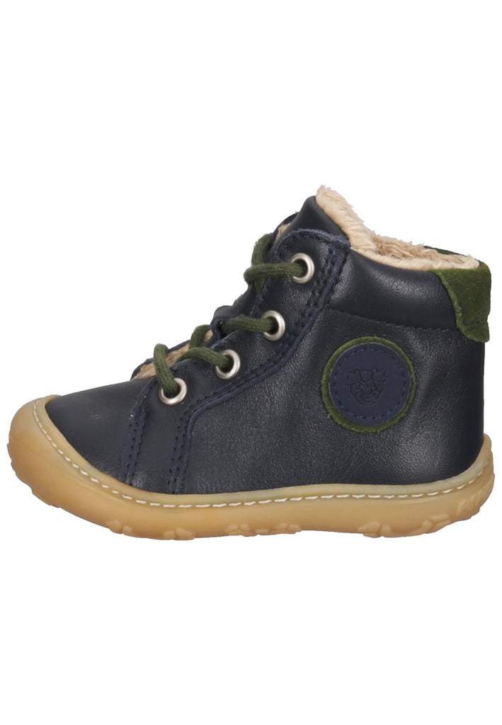 Pepino Halbschuhe Leder Dunkelblau Warmfutter - surf4shoes