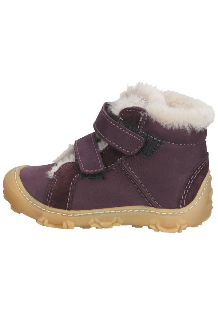 Pepino Halbschuhe Leder Pflaume Warmfutter - surf4shoes