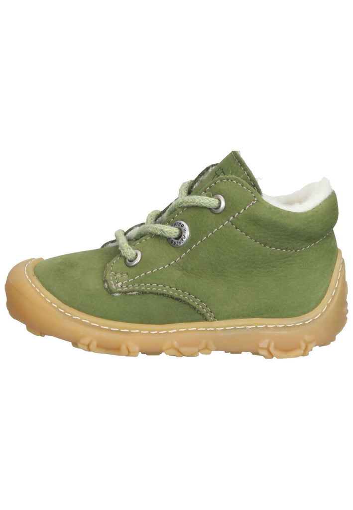 Pepino Halbschuhe Leder Dunkelgrün Warmfutter - surf4shoes