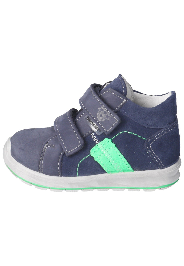 Pepino Halbschuhe Leder Dunkelblau/Grün - surf4shoes