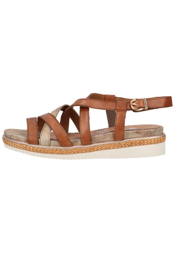 Remonte Sandalen Glattleder Muskat - surf4shoes