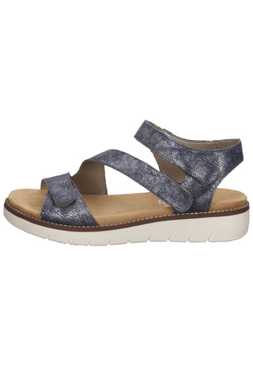 Remonte Sandalen Leder Blau - surf4shoes