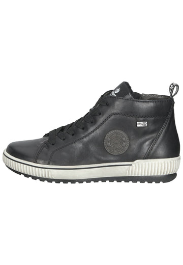 Remonte Sneaker Glattleder Grau/Schwarz - surf4shoes