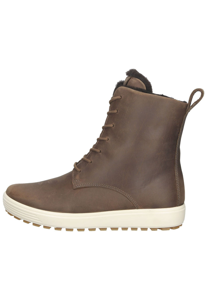 ecco Stiefelette Nubukleder Dunkelbraun Warmfutter - surf4shoes