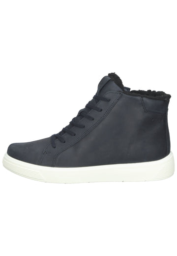 ecco Stiefelette Nubukleder Dunkelblau Warmfutter - surf4shoes