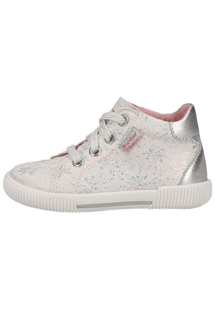 Richter Halbschuhe Lederimitat/Textil Weiß/Silber - surf4shoes