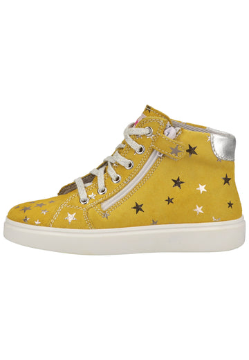 Richter Sneaker Veloursleder/Textil Gelb/Silber - surf4shoes