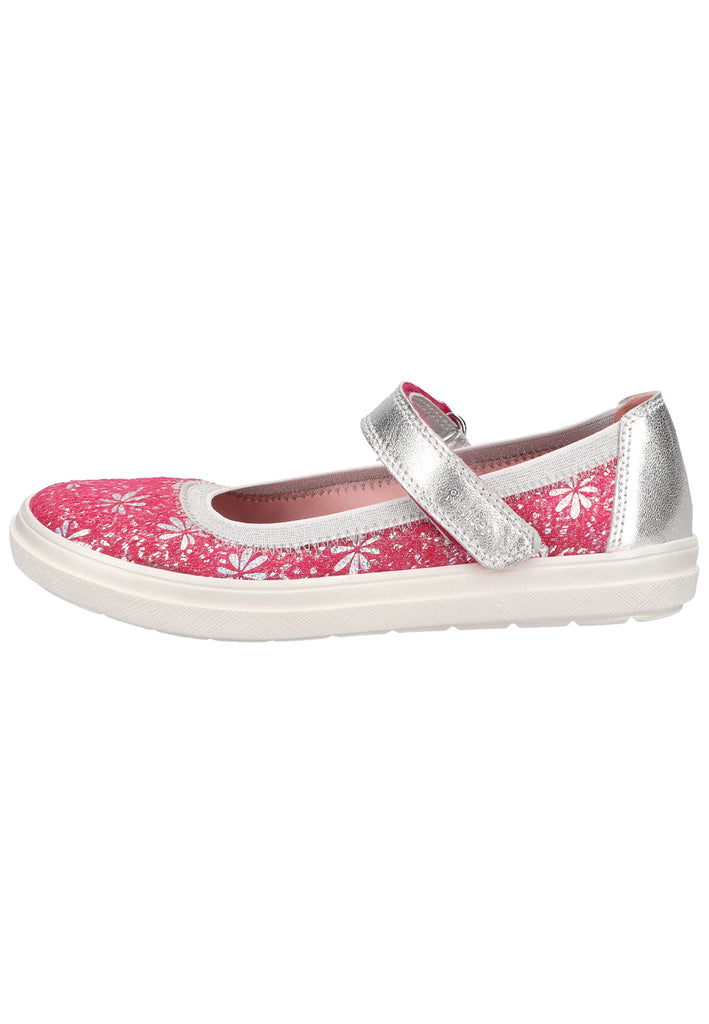 Richter Ballerinas Lederimitat/Textil Pink/Weiß - surf4shoes