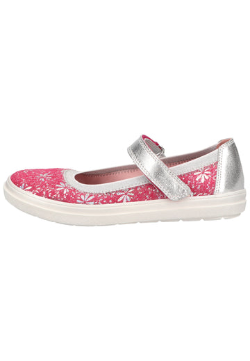 Richter Ballerinas Lederimitat/Textil Pink/Weiß - surf4shoes