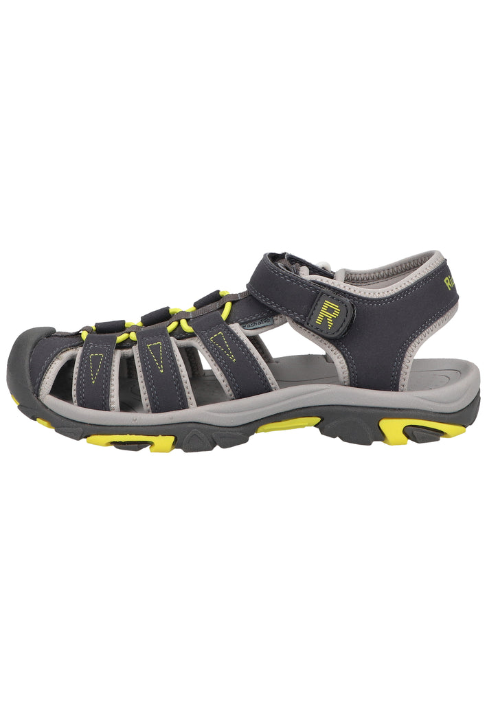 Richter Wanderschuhe Lederimitat/Textil Grau/Gelb - surf4shoes