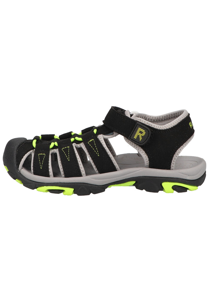 Richter Wanderschuhe Lederimitat/Textil Schwarz/Hellgrau - surf4shoes