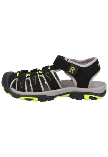 Richter Wanderschuhe Lederimitat/Textil Schwarz/Hellgrau - surf4shoes