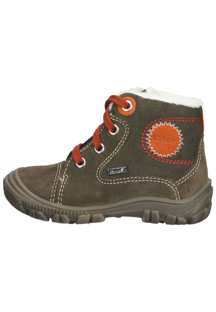 Richter Stiefel Veloursleder Grün - surf4shoes