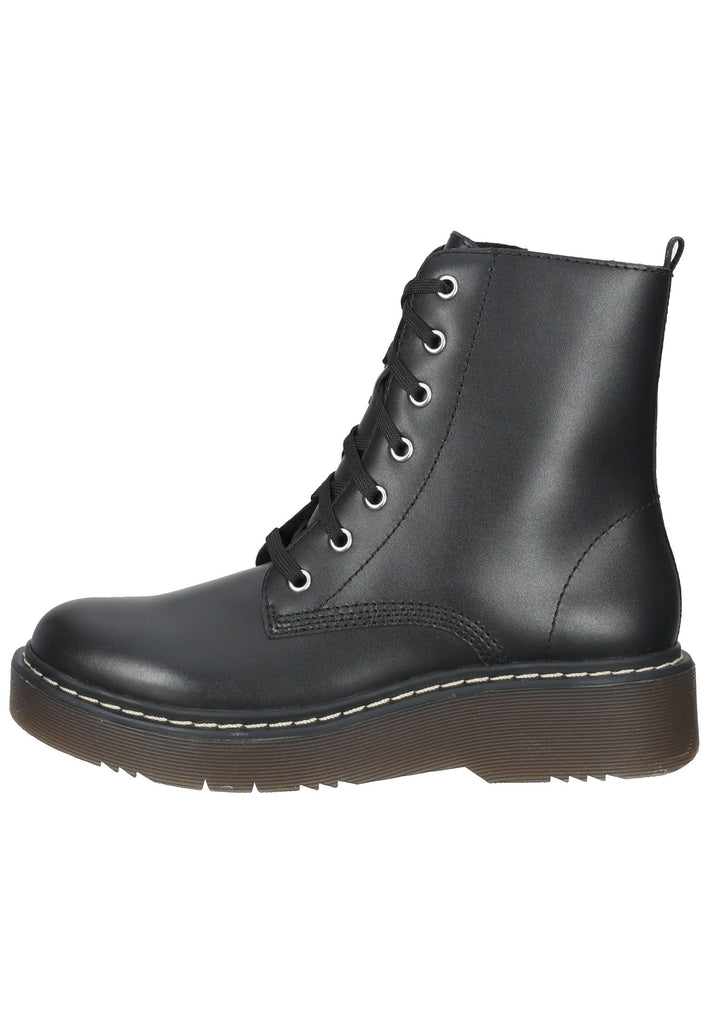 Richter Stiefelette Leder Schwarz - surf4shoes