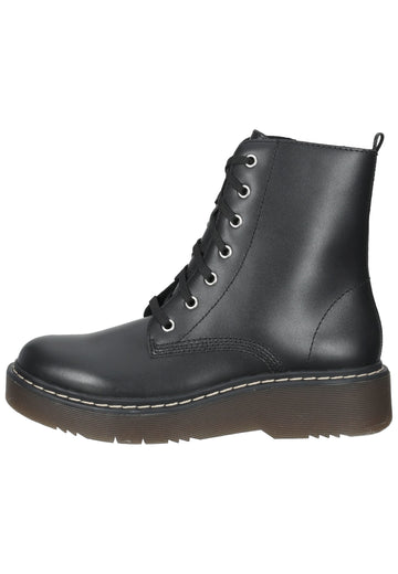 Richter Stiefelette Leder Schwarz - surf4shoes