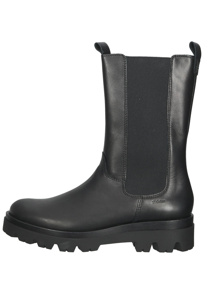 Richter Stiefel Leder/Textil Schwarz - surf4shoes